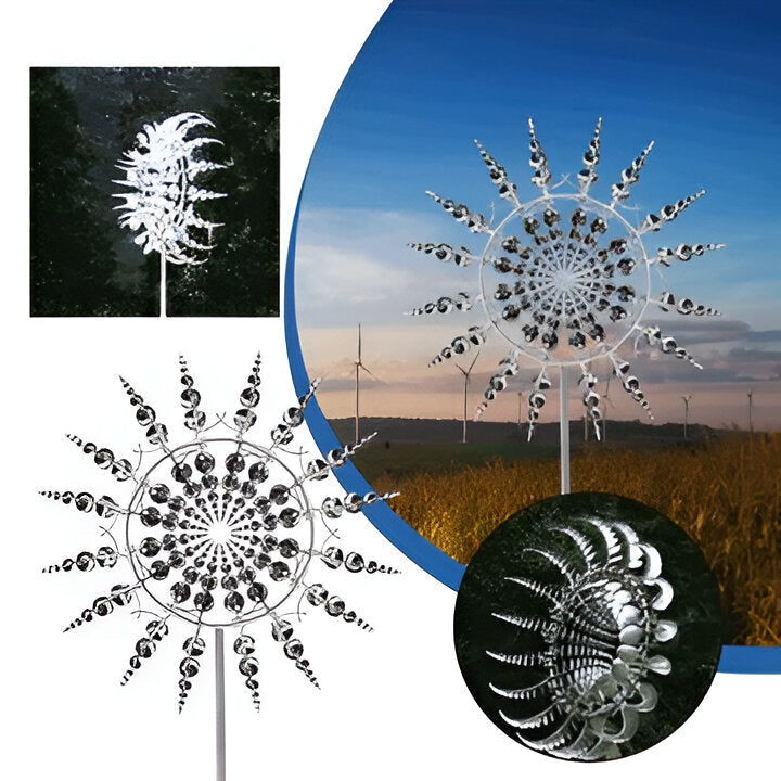 Enchanting Metal Garden Spinner for Captivating Outdoor Elegance