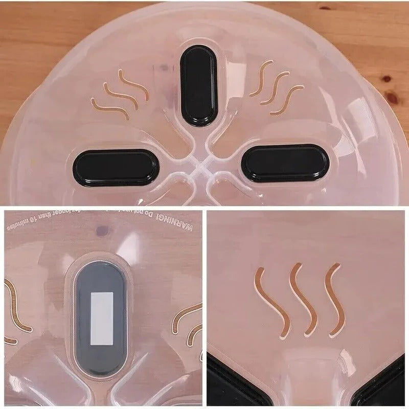 Microwave Splatter Guard with Magnetic Closure
