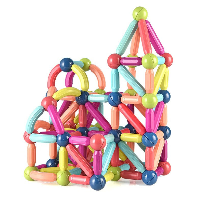 Interlocking Magnetic Construction Blocks