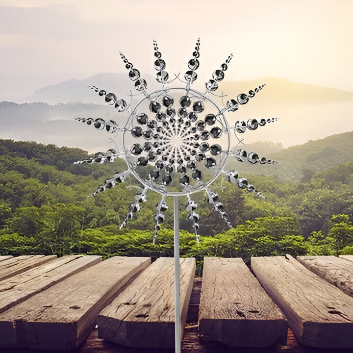 Enchanting Metal Garden Spinner for Captivating Outdoor Elegance