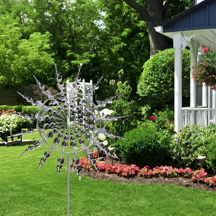 Enchanting Metal Garden Spinner for Captivating Outdoor Elegance