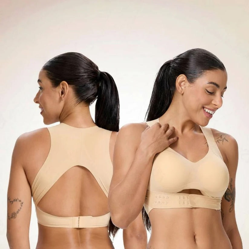 Ultimate Comfort Wireless Sports Bra with Adjustable Posture Support