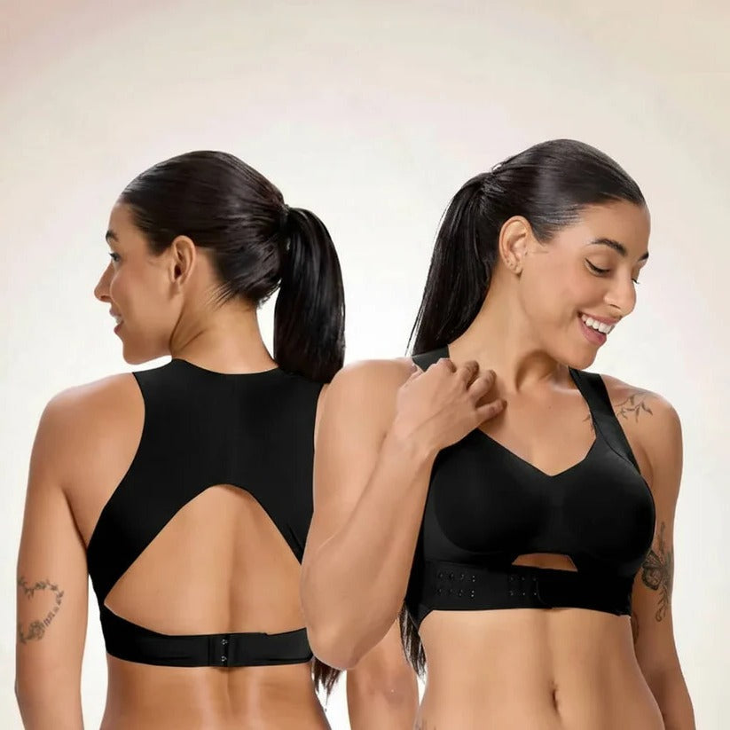 Ultimate Comfort Wireless Sports Bra with Adjustable Posture Support