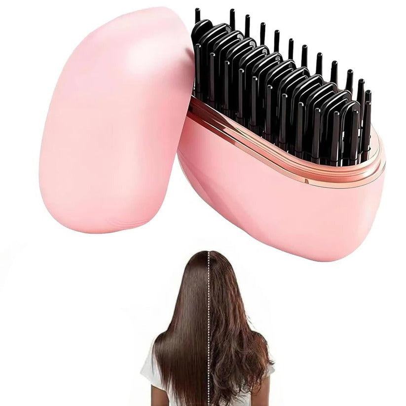 Portable Cordless Hair Straightening Brush – USB Charging