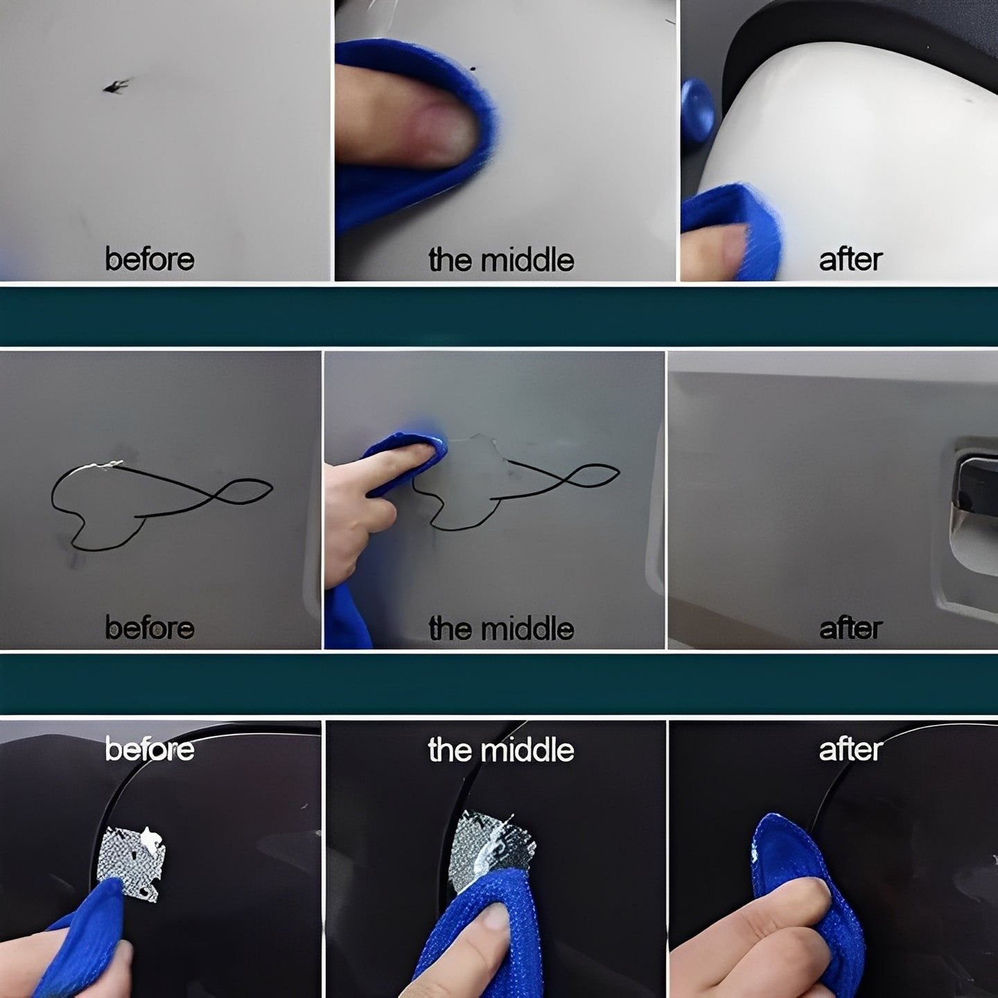 Auto Finish Scratch Repair Solution for Light Imperfections