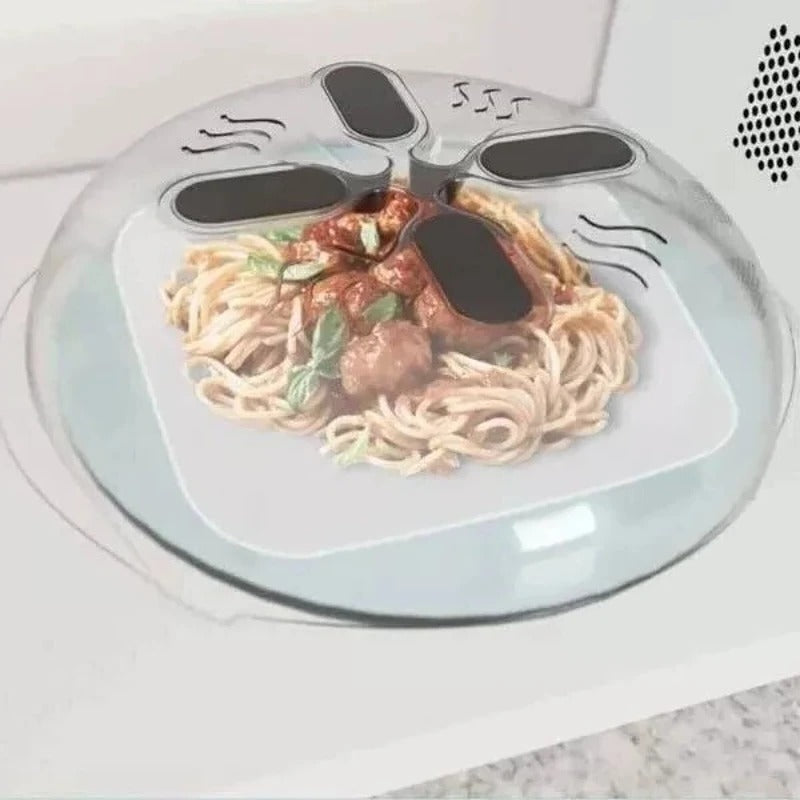 Microwave Splatter Guard with Magnetic Closure
