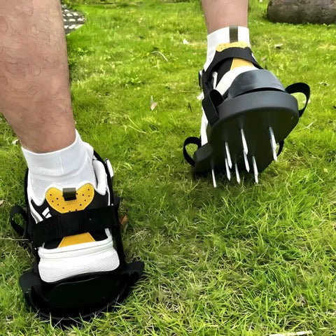 Lawn Care Aerator Footwear for Effortless Grass Health
