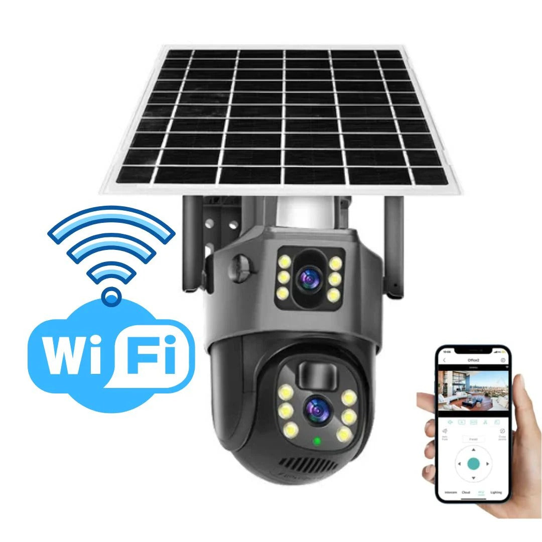 4K Wireless Surveillance Camera with Dual Protection