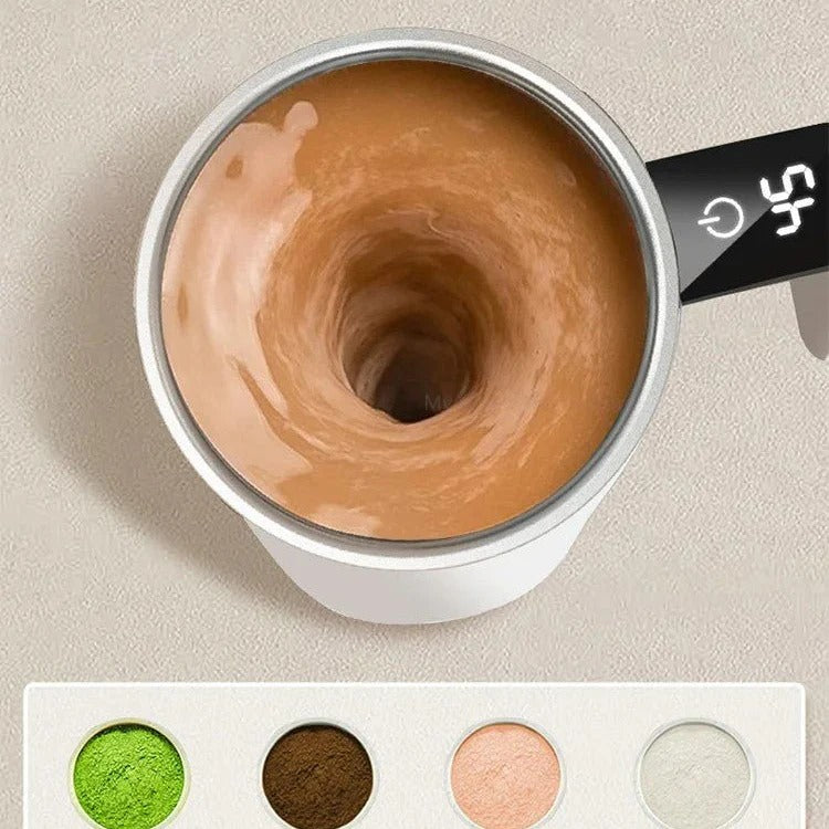 Electric Self-Mixing Mug: Effortless Beverage Blending