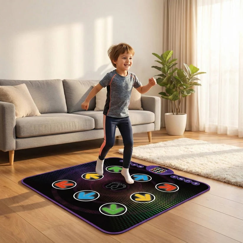 Interactive Dance Pad with Light-Up Effects for Kids