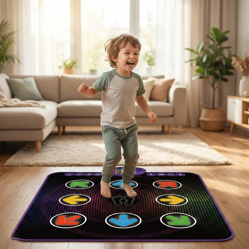 Interactive Dance Pad with Light-Up Effects for Kids