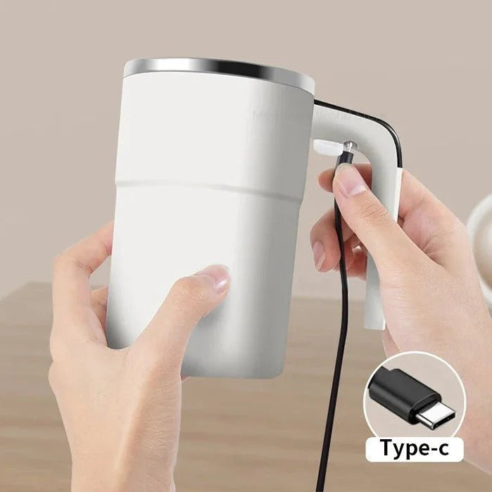 Electric Self-Mixing Mug: Effortless Beverage Blending