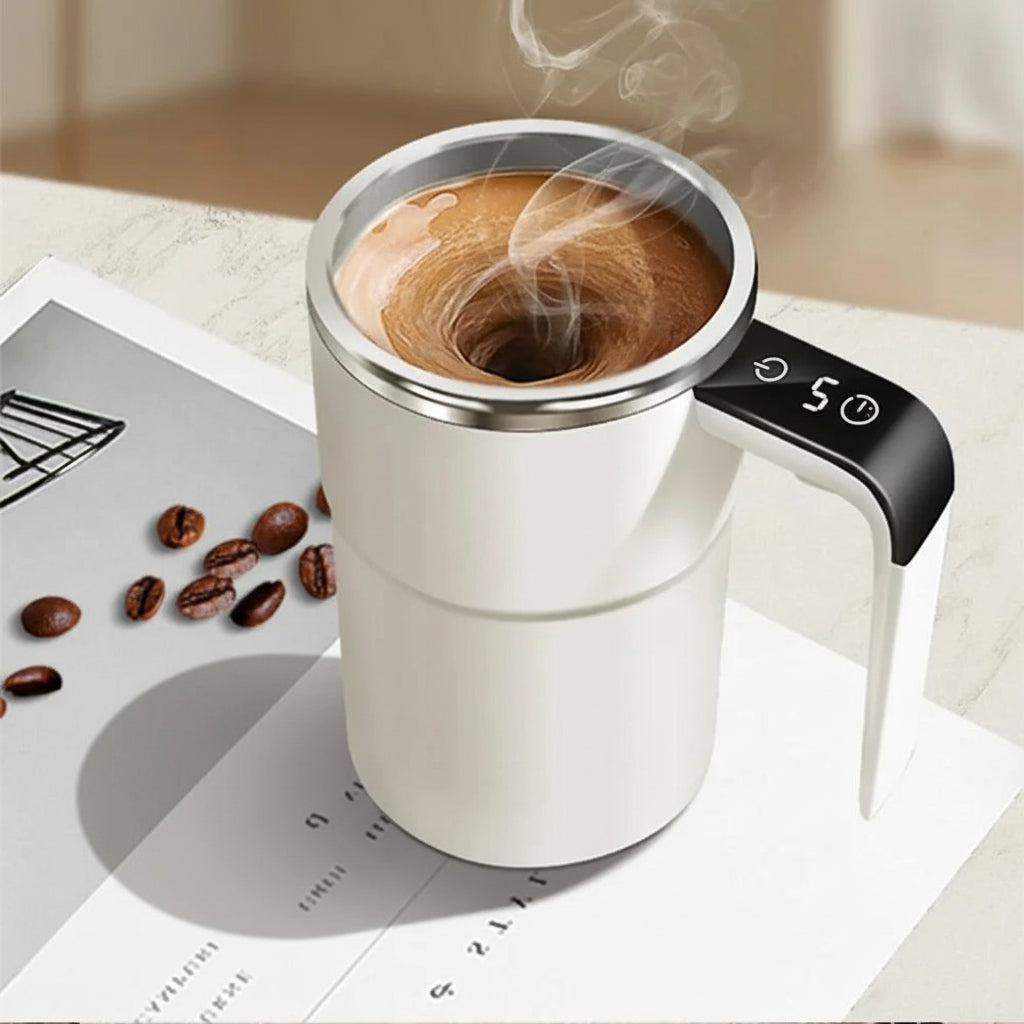 Electric Self-Mixing Mug: Effortless Beverage Blending