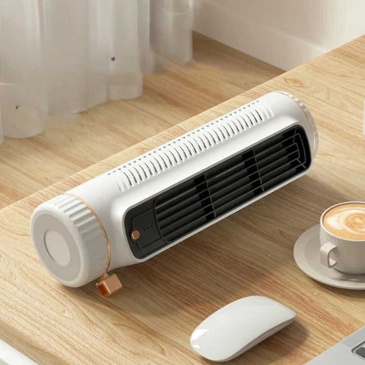 Sleek Portable Air Circulator for Home and Office Comfort