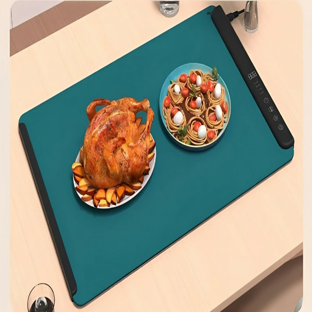 Flexible Food Warming Mat with Adjustable Heat Control