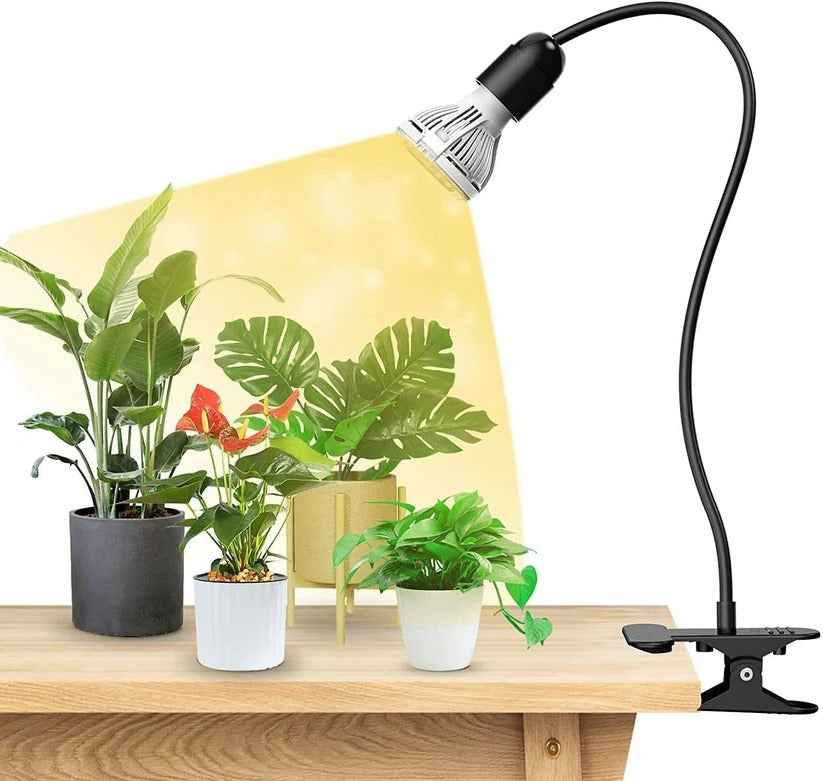 Gooseneck LED Grow Light for Indoor Greenhouse Plants – Full Spectrum