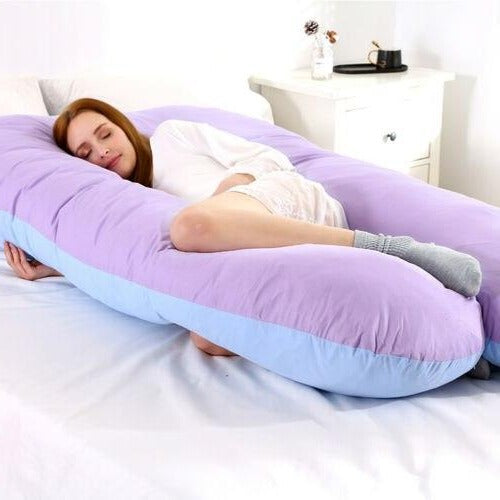 Ergonomic Full Body Pillow for Sleep - Support for Pregnancy and Pain Relief