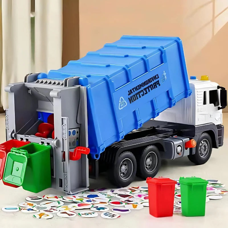 Toy Garbage Truck with Interactive Features