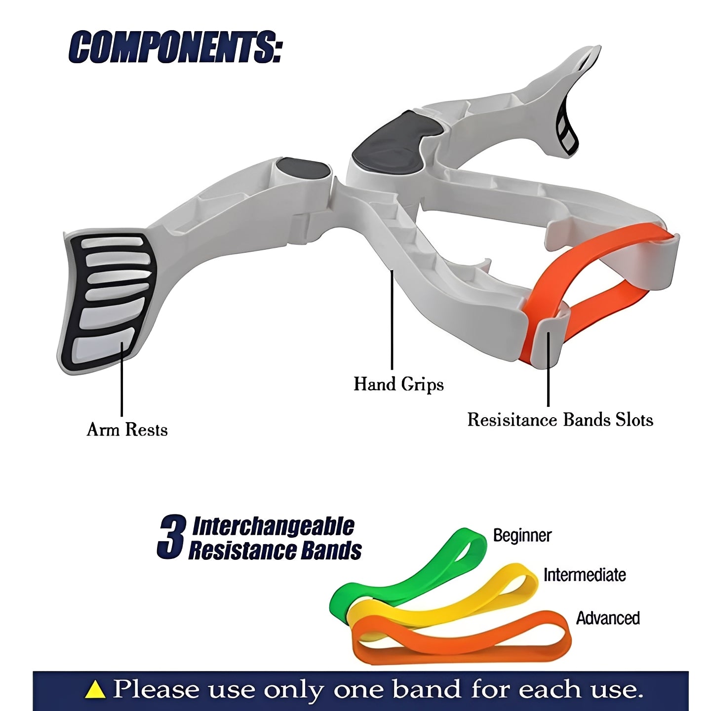 Home Arm and Shoulder Fitness Trainer with Adjustable Resistance