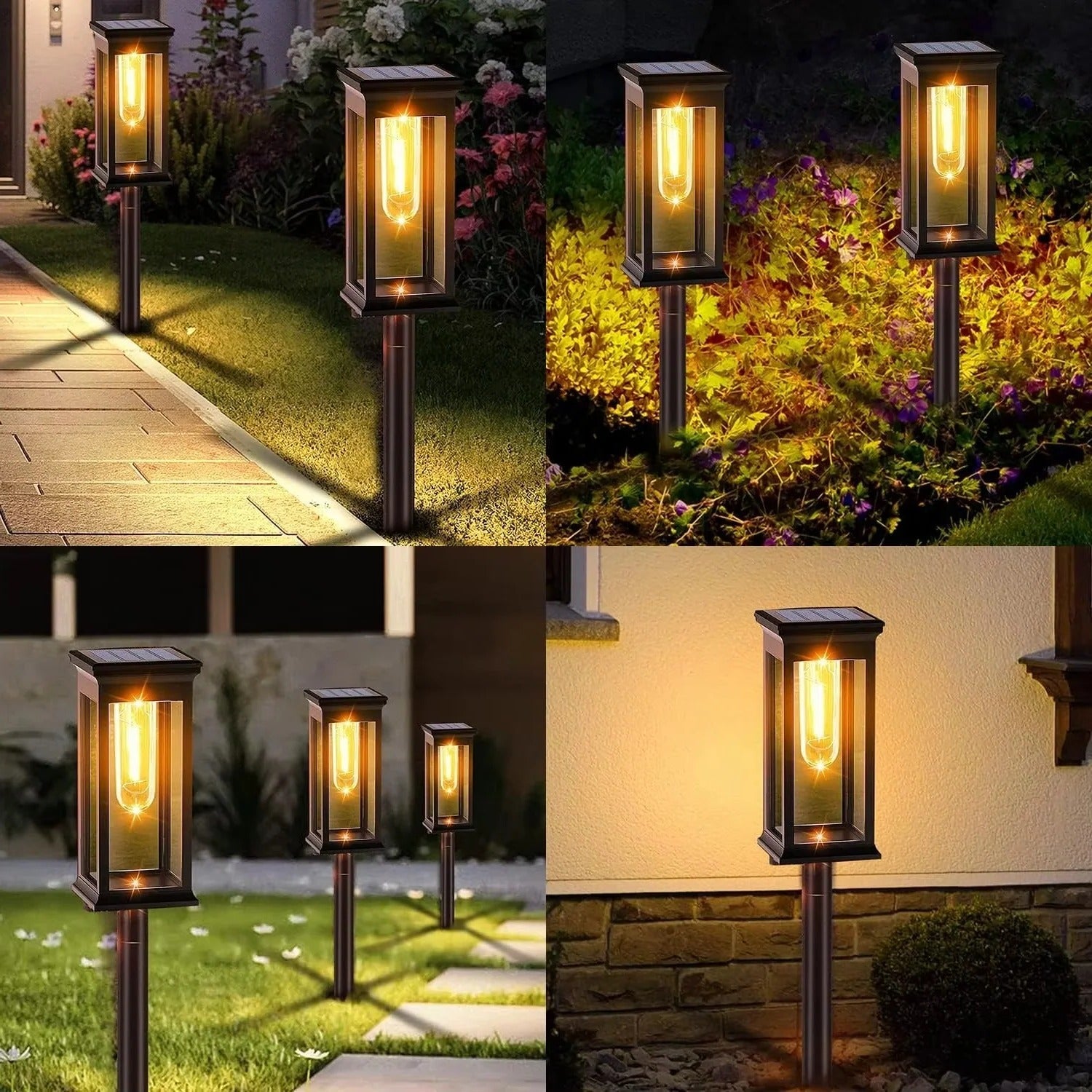 Eco-Friendly Solar Pathway Lights for Your Garden - Set of 2