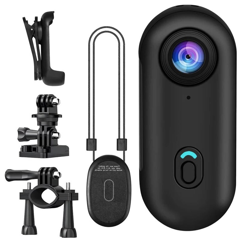 4K Magnetic Cycling Camera with 120° Wide-Angle Lens
