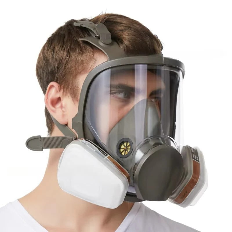 Versatile Full Face Safety Mask with Anti-Fog Protection
