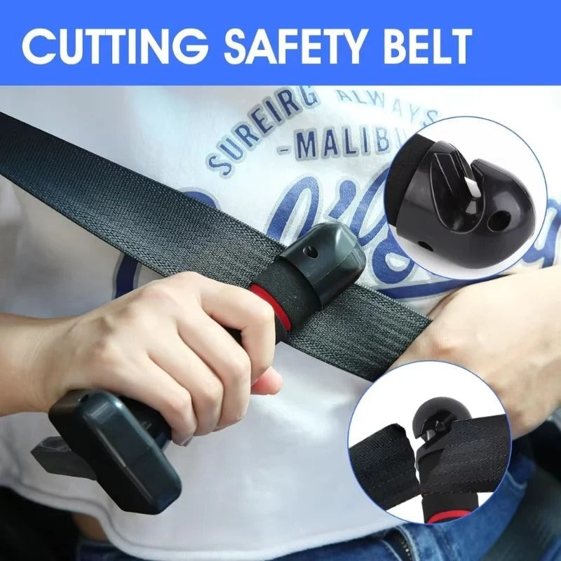 Mobility Aid Handle with Window Breaker - Safe Access