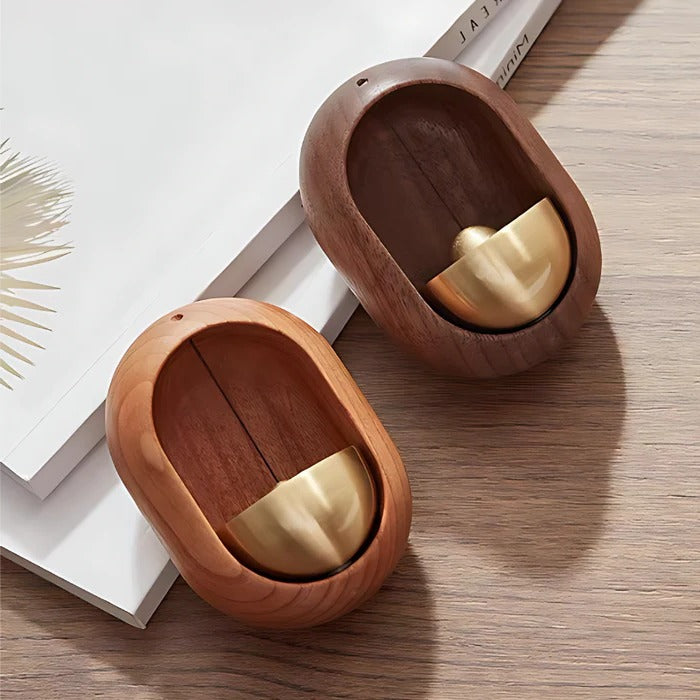 Natural Wood Door Bell