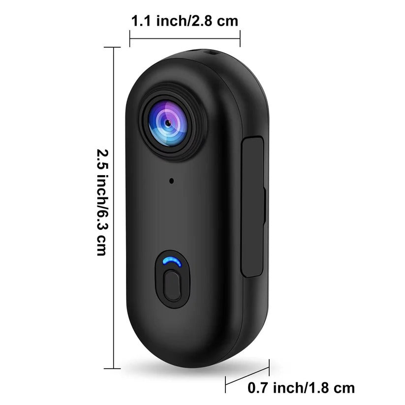 4K Magnetic Cycling Camera with 120° Wide-Angle Lens