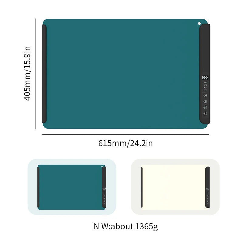 Flexible Food Warming Mat with Adjustable Heat Control