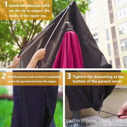 Outdoor Parasol Cover – Waterproof Protection for Umbrellas