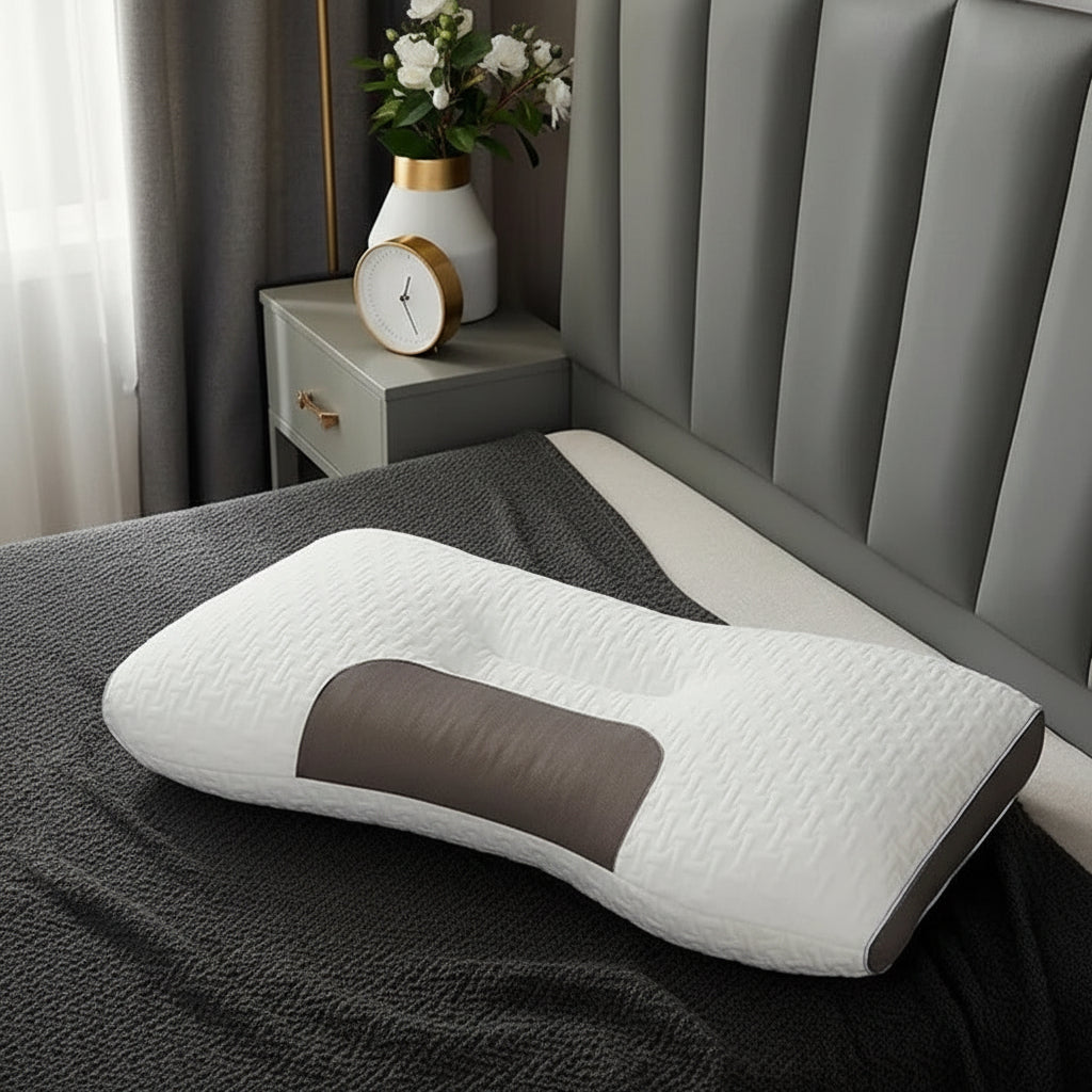Ergonomic Sleep Support Pillow for Neck and Head Comfort