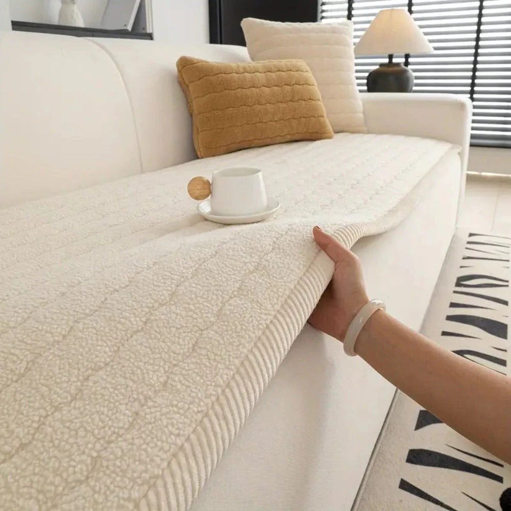 Soft Touch Couch Protector with Non-Slip Backing