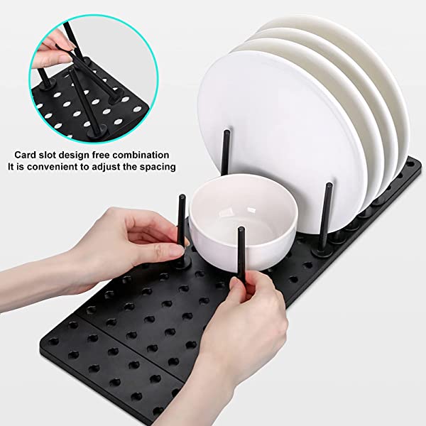 Adjustable Drain Rack for Easy Kitchen Organization