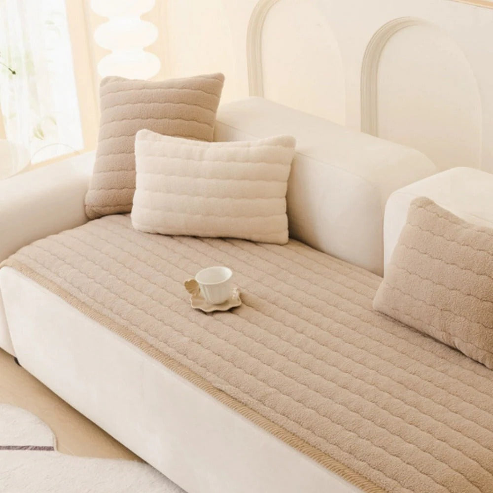 Soft Touch Couch Protector with Non-Slip Backing