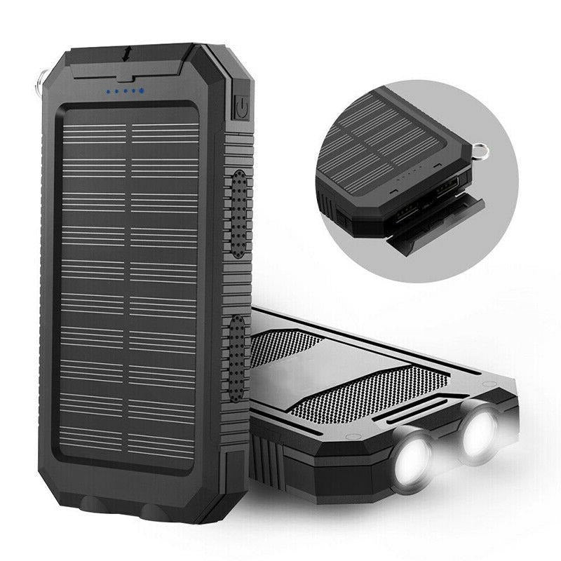 Waterproof Power Bank with 500000mAh Solar Charging Capacity