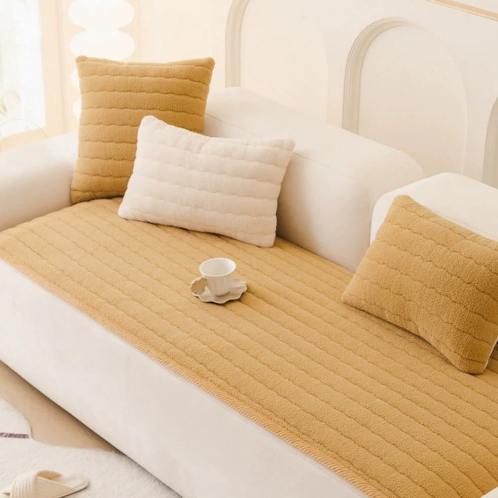 Soft Touch Couch Protector with Non-Slip Backing