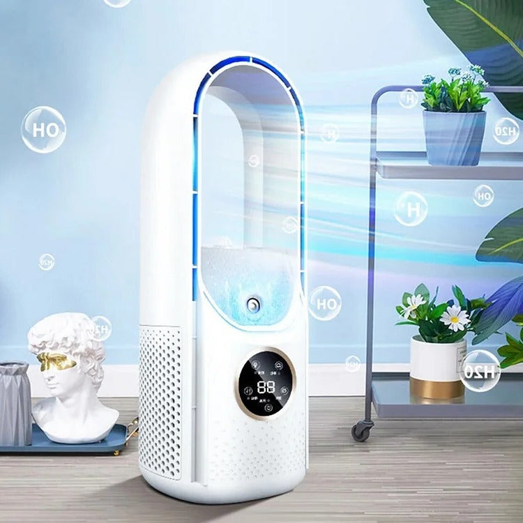 Quiet Portable Air Cooler for Home and Office without Blades