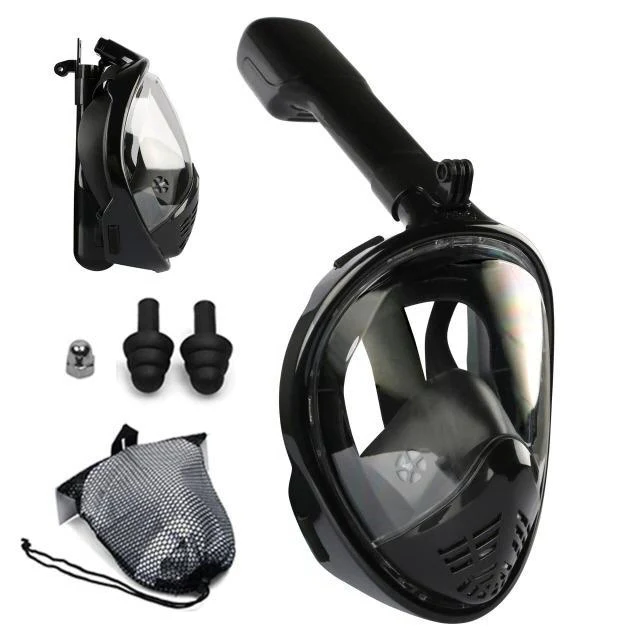 Premium 180° Full Face Snorkeling Mask with Dry Snorkel