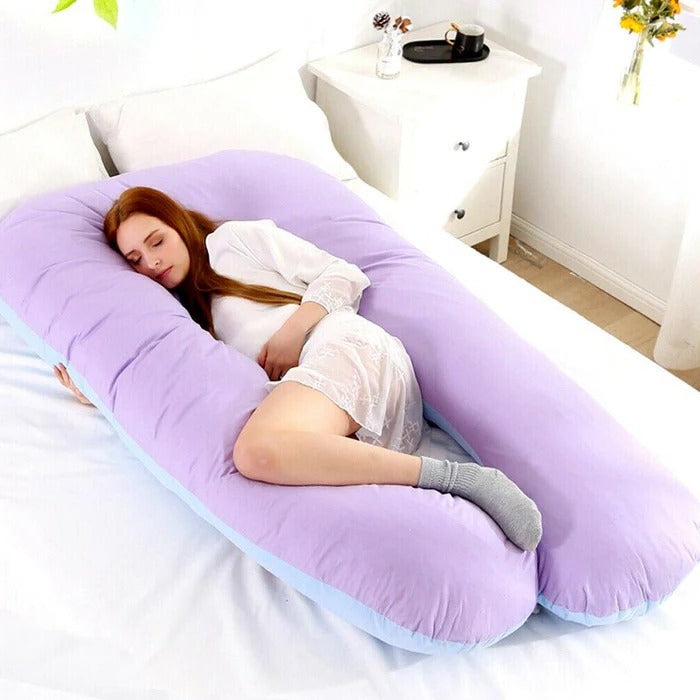 Ergonomic Full-Body Pillow for Sleep - Support for Pregnancy, Back, and Shoulder Pain