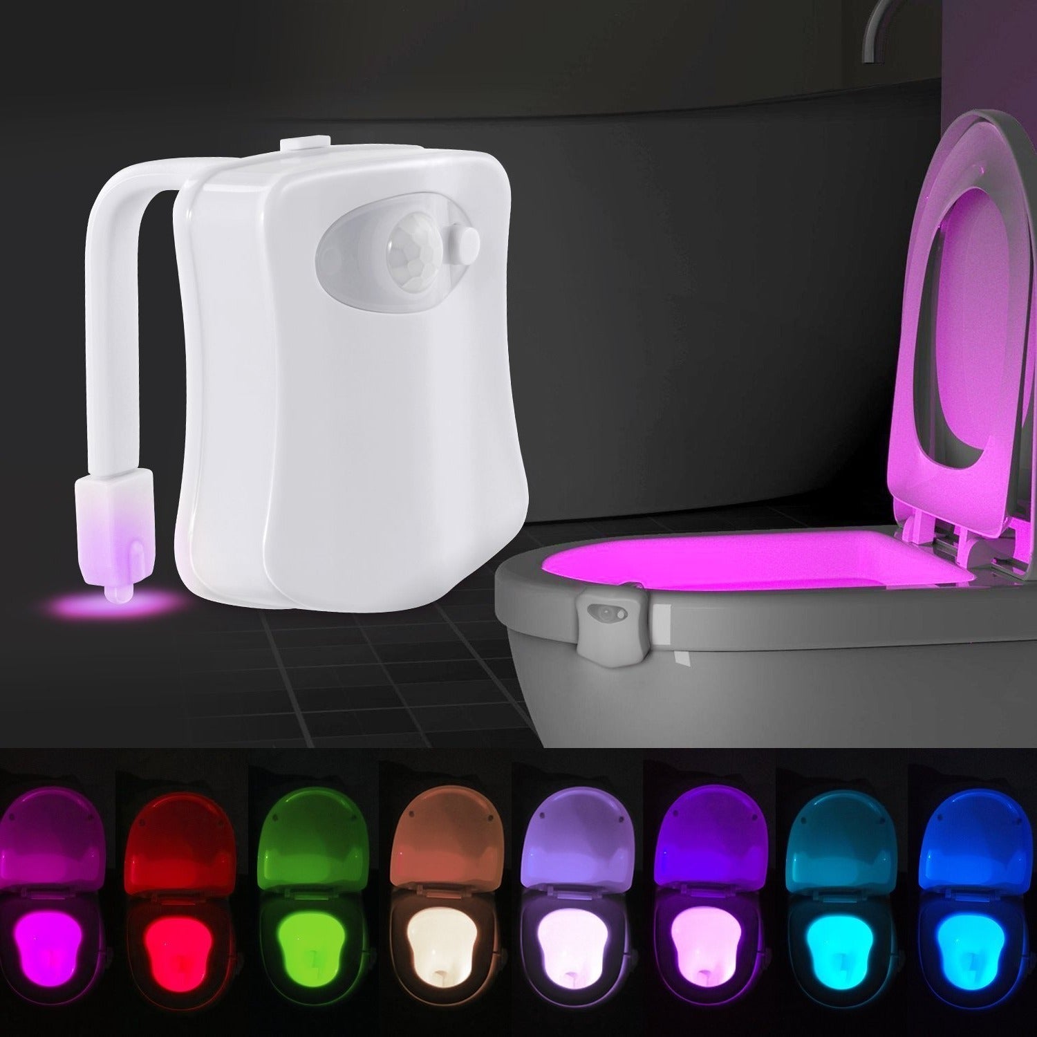 Toilet Night Light with LED Illumination