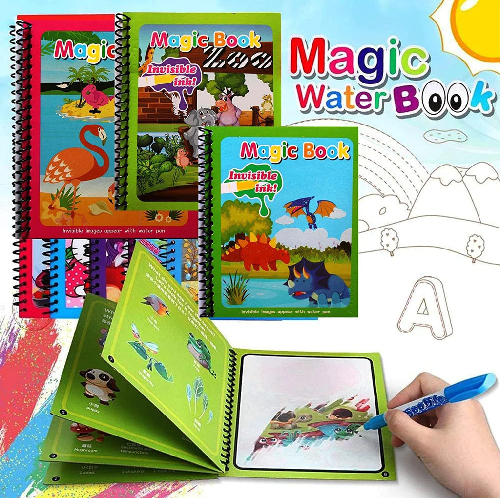 Water Doodle Book for Creative Drawing and Learning