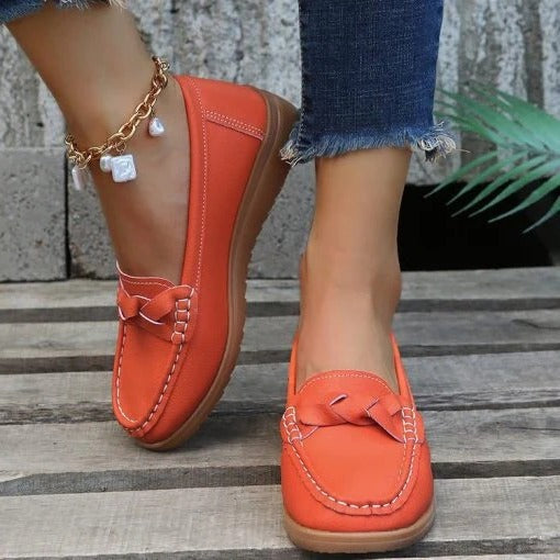 Women’s Easy-On Comfort Loafers, Everyday Casual Footwear