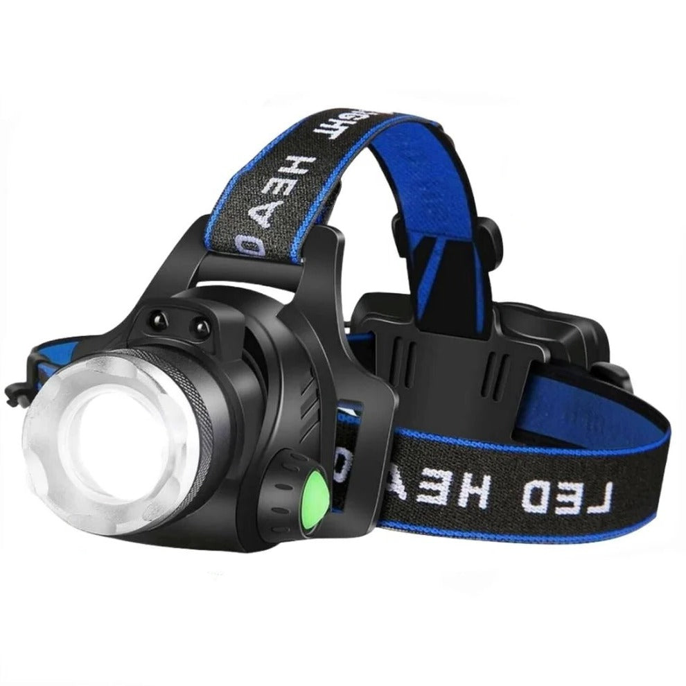 Ultra-Bright Rechargeable Headlamp with Adjustable Zoom
