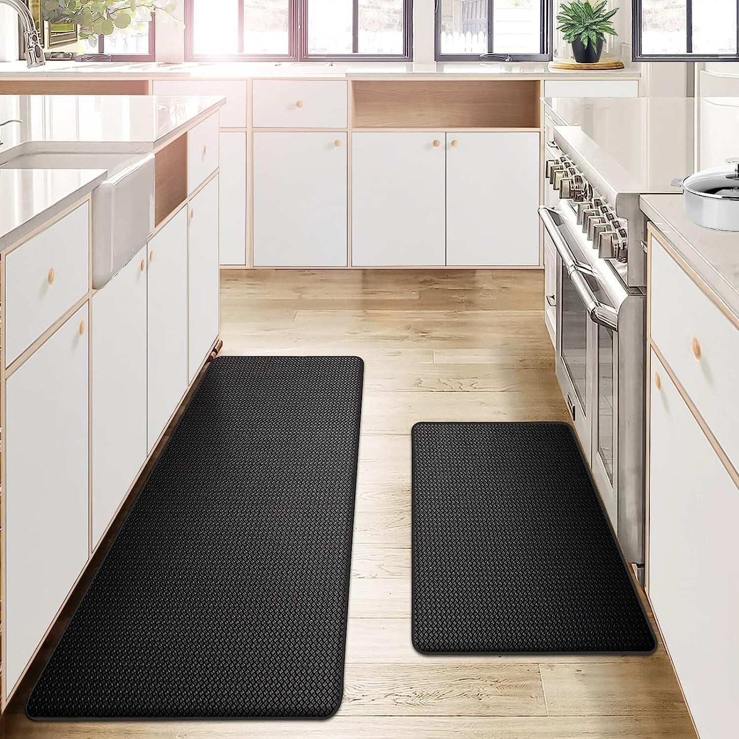 Cushioned Anti-Fatigue Kitchen Mat with Grip Bottom