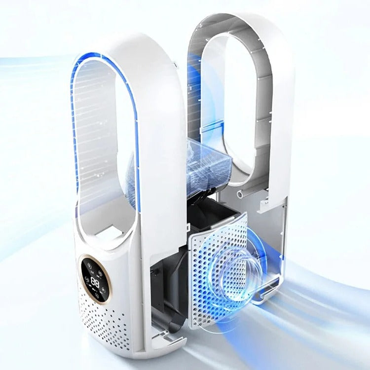 Quiet Portable Air Cooler for Home and Office without Blades