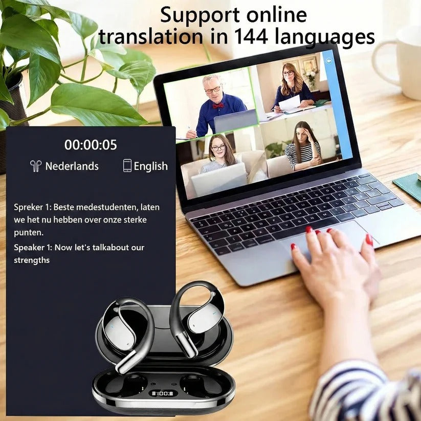 Smart Language Translation Earbuds with Superior Sound Quality