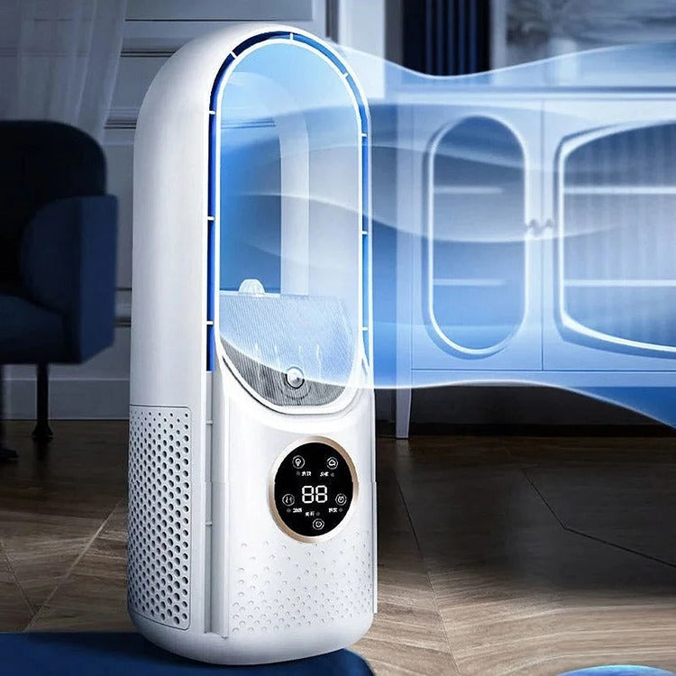 Quiet Portable Air Cooler for Home and Office without Blades