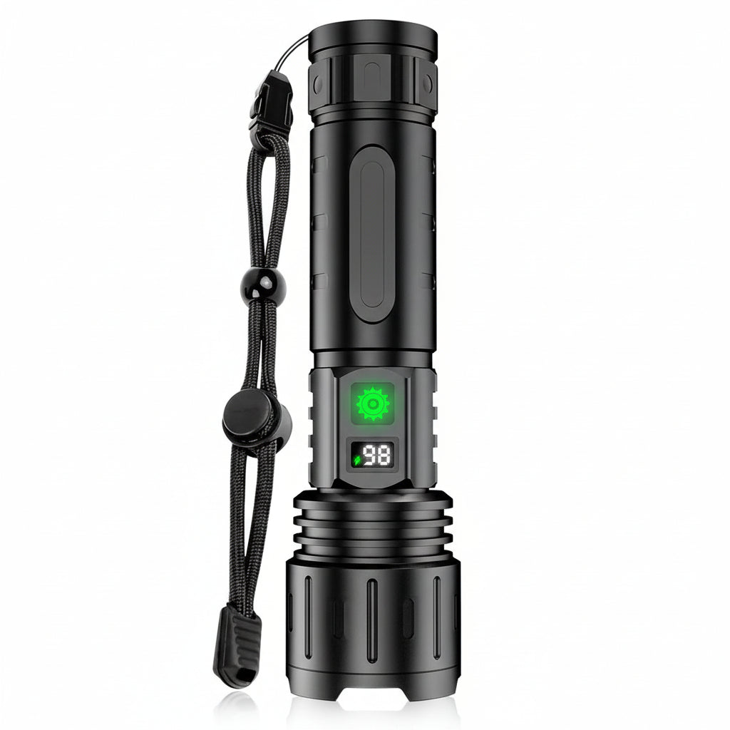Versatile Rechargeable LED Torch with Five Lighting Settings