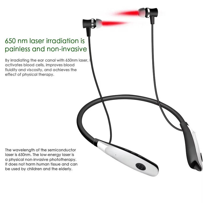 Rechargeable Dual Probe Red Light Therapy Device for Ear and Nose